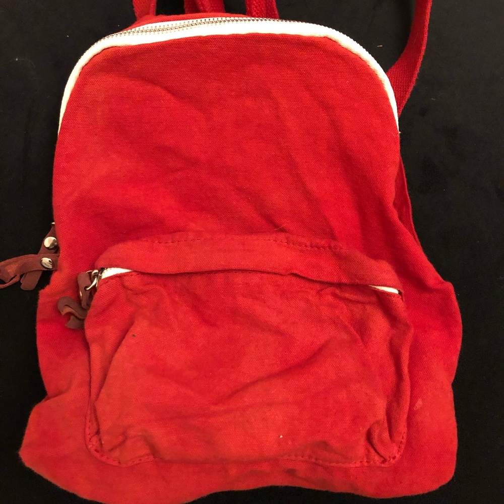 Brandy Melville Mini Red Backpack